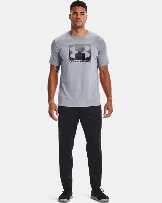 Men's UA Boxed Sportstyle Short Sleeve T-Shirt, Gray, pdpMainDesktop image number 3